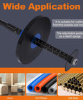 Workhorse Internal Pipe Cutter Set For PVC And ABS Pipes 360 Degree Rotating Cutter with adjustable depth gauge shown