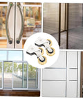 Two Pack Sliding Door Rollers For Cabinet And Pocket Doors Sleek Track Pulley Hardware Easy Install Replacement Wheels Quiet Durable