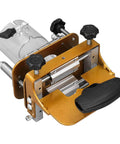 Professional Adjustable Mortising Jig And Sturdy Stainless Steel Slotting Guide Precision Wood Router Positioner with detailed controls.