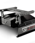 Seat Move Motion Platform V3 For Racing Sim Rigs European Made Professional Motion System With Crazy Fast Smooth Movement For High End Sim Setups Including CXC Simulations. black metal seat motion platform with springs