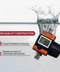 Pro Grade Digital Air Pressure Regulator With One Quarter Inch NPT Diaphragm Airflow Valve Up To 160 PSI Digital Gauge submerged in water