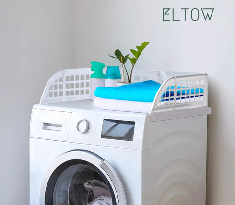 Laundry Guard With Silicone Gap Cover And Magnetic Fence For Washer And Dryer With 8 Strong Magnets on washing machine