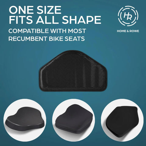 Universal Recumbent Bike Seat Cushion 1.25 Inch Thick Anti Slip Pad For Recumbent Exercise Bikes Fits Schwinn And Most Models