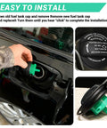Installation of Leak Proof 2.44 Inch Fuel Tank Cap Replacement for Volkswagen and Audi Sealed Filler Cap 5C0201550T 5Q0201550L