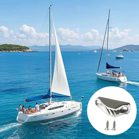 316 Stainless Steel Clam Cleat For Boats And Kayaks, Rugged Marine Grade Rope Cleat, Rust Resistant Cleat For Kayaks Or Sailboats