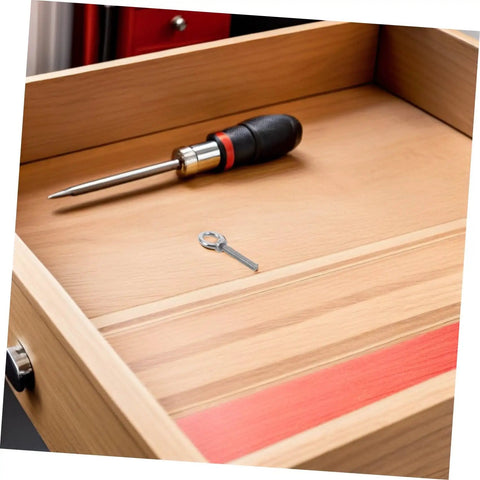 Heavy Duty Stainless Steel Eye Bolt Set With Nuts And Washers Long Reach Design Wear Resistant For Household And Industrial Use M10x60 Complete Fastener Kit With Flat Washers And Spring Washers on wooden drawer