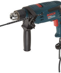 120 Volt One Half Inch Hammer Drill With 7 Amp Motor Lightweight Workhorse Single-Speed 360 Degree Auxiliary Handle Quick Release Depth Gauge