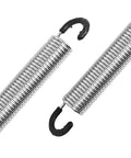 No Sweat Five Inch Recliner Spring Replacement Mechanism Featuring Tough As Nails Tension Steel Extension Springs for quick sofa repair. Close-up of 5-inch steel springs.