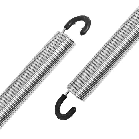 No Sweat Five Inch Recliner Spring Replacement Mechanism Featuring Tough As Nails Tension Steel Extension Springs for quick sofa repair. Close-up of 5-inch steel springs.