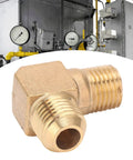 Brass Right Angle Elbow 90 Degree Threaded Adapter 13x14mm For Pneumatic Systems And Air Compressors Built To Last In Harsh Environments With Durable Corrosion Resistant Construction