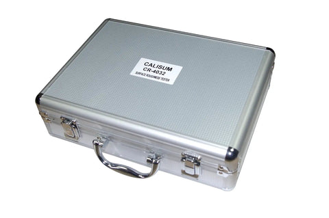 Silver protective case for Hella Precise Portable Surface Roughness Tester Gauges Ra Rz Rq Rt Surfaces Slick LCD Readout.