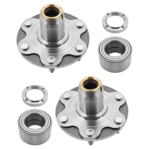 Front Wheel Bearing And Hub Assembly Kit For Toyota Tacoma 1995 2004 4WD With 2.4L 2.7L And 3.4L Engines Replacement Fits 43502-35160