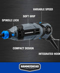 Powerful 1.2 Amp Rotary Tool Kit With 62 Accessories And Carrying Case For Cutting Engraving Drilling Sanding And Polishing.