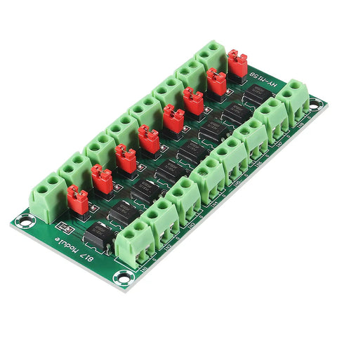 8 Channel Optocoupler Isolation Board For Isolation Control And Voltage Conversion 3.6 To 30V Drive Module with connectors