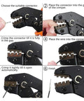 Heavy Duty Insulated Pliers Crimper Tool Kit With 80pcs Connector Housing And Ferrule Terminal Wire Strippers For Tight Spot Jobs In Electrical Wiring Repair And Maintenance Tasks, crimping connector