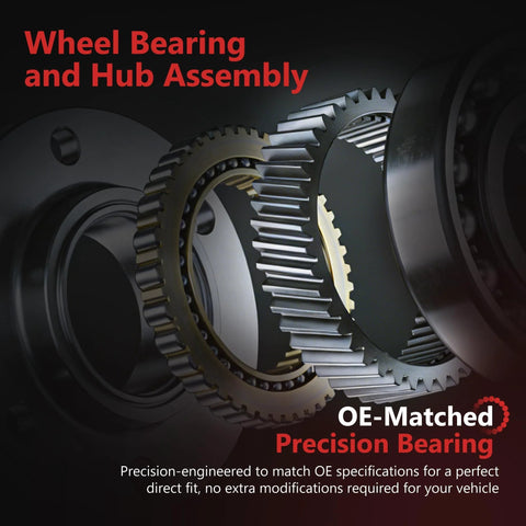 Two Piece Front Wheel Bearing And Hub Assembly Fits Hyundai Nexo Sonata Tucson Veloster N And Kia Cadenza Optima Sportage