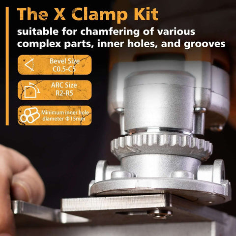 Handheld metal chamfer tool for trimming, beveling and deburring, 850W PT-100 machine