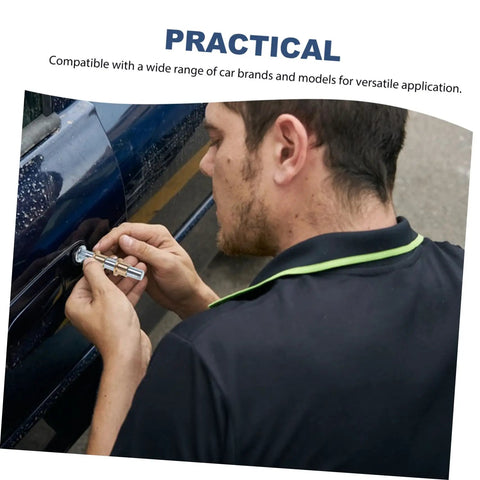 Mechanic using Door Hinge Repair Kit Pin And Bushing For Automotive Door Hardware, Quick And Easy Vehicle Maintenance No Hassle.