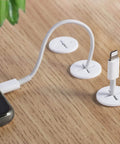 Eight Pack Three Quarter Inch Cable Cord Grommets For Desk And Furniture Wall Holes White Silicone Rubber Grommets For Cable Management