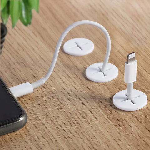 Eight Pack Three Quarter Inch Cable Cord Grommets For Desk And Furniture Wall Holes White Silicone Rubber Grommets For Cable Management