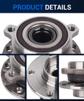 Front Wheel Hub And Bearing Assembly For 2014 To 2023 Jeep Cherokee Without Off Road Suspension With ABS System Replaces 513349