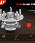 Rear Wheel Bearing And Hub Assembly 5 Lug Fit Hyundai Elantra 2008-2012 With 4 Wheel ABS L4 2.0L Engine Replacement