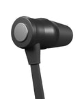 Workday Ready Earplug Earbuds With 27 dB Noise Reduction, OSHA Compliant Bluetooth Hearing Protection, close-up of right earbud