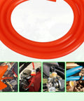 Gas Fuel Line Kit 3.28 Ft 3/16 Inch ID With 1/4 Inch Inline Shut Off Valve for 50cc to 250cc Dirt Bikes and Scooters