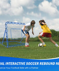 Backyard Rebounder Net For Soccer And Baseball Training 4x4 Foot With Adjustable Angles For Control And Passing Solo Drills In Volleyball Softball Lacrosse And More Pro Grade Training Gear