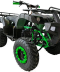 Beefy 200cc Full Size ATV Quad For Adults And Youth With LED Lights Matching Rims Automatic Transmission With Reverse Rugged