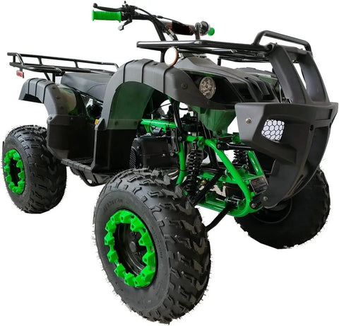 Beefy 200cc Full Size ATV Quad For Adults And Youth With LED Lights Matching Rims Automatic Transmission With Reverse Rugged