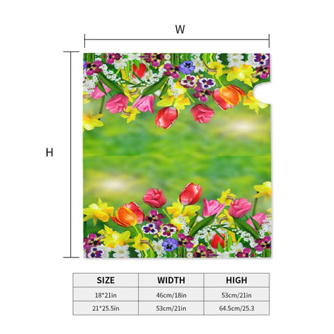 Spring Tulip Magnetic Mailbox Cover 21 By 18 Inches Fits Standard Mailboxes Outdoor Garden Decor with vibrant floral design