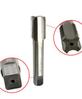 1-1/16 Inch 12 TPI UN Right Hand Straight Flute Machine Tap HSS High Speed Steel 2B Tolerance Pro Grade Metalworking Tool For Steel And Aluminum Includes 1 Tap, close-up view