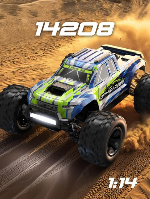 4X4 Brushless RC Truck With Waterproof 45A ESC And 2852 4400KV Motor Speed Demon 1/14 Scale Off Road Drift RC Car