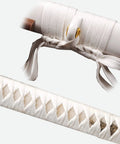 4.4 Yard Synthetic Silk Ito Tsukamaki Sageo Cord For Katana Wakizashi Tanto Handle Wrapping And Scabbard Rope White 400cm DIY Sword