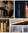 Pro Laser Rotary Roller For Round Etching With Dope 360 Auto Spin And Hella Wide 6 To 300 Millimeter Dial on etched wine glasses, bottles, and holders.