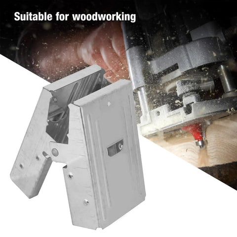 2 Piece Sawhorse Brackets And Display Stand Kit For Woodworking Clamps, Heavy Duty metal brackets designed for precision woodworking.