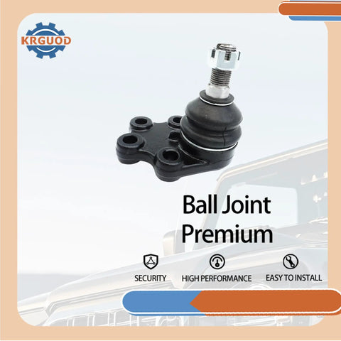 Front Upper Control Arm Suspension Kit With Lower Ball Joint For 1999 Through 2006 Chevy Silverado 1500 GMC Sierra 1500 2000 Through 2006 Yukon Tahoe Suburban 2002 Through 2006 Cadillac Escalade Avalanche 13 Piece Beefed Up Replacement ball joint close-up
