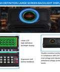 All In One Digital Multimeter With NCV Auto Range And Live Line Detection, LCD display in high-definition backlight.