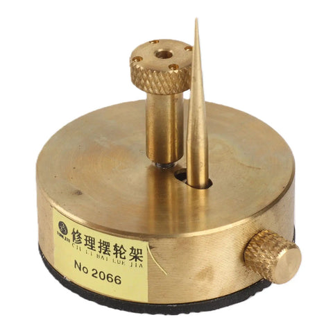 DIY Friendly Hairspring Support Stand for Watches, pro-grade alloy watch repair tool with balance wheel and hairspring holder