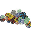 Durable PET Flights for Darts 77 Piece Variety Pack Replacement Feather Tail Wings Standard Flights, assorted designs