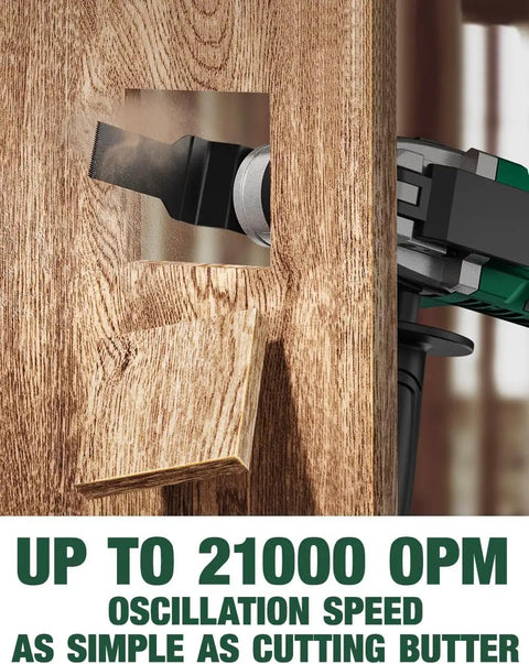 20V Cordless Oscillating Tool Kit With 26Pcs Accessories, 21000 OPM, 6 Speeds, 3 Degree Oscillation, LED Light, Battery Powered Your Go To All In One Multi Tool For Cutting Wood, Nailing, Scraping, And Sanding, cutting wood panel