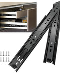 10 Inch Full Extension Drawer Slides 4 Pairs 8 Pieces With Ball Bearing Rails Side Mount 100 Pound Capacity for kitchen cabinets