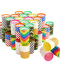 Prism Mini Kaleidoscopes For Kids 48 Pack With Six Designs Blue Party Favors And Classroom Prizes Totally Perfect For Birthday Celebrations And Science Class Fun on display