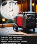 Honda EU7000i EU7000iSN Fuel Pump Module Assembly Replacement shown with portable generator setup