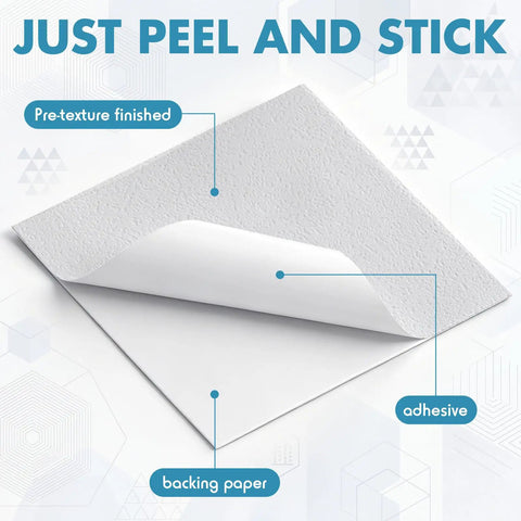 20 Pack Self Adhesive Drywall Patch Stickers 3.9 X 3.9 Inch Pre Textured Paintable Wall Hole Patches For Holes On Walls Ceilings And Plaster Surfaces No Fuss Quick Drywall Repair Tape For Cracks