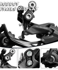 Close-up of 9 Speed Rear Derailleur For Mountain And Commuter Bikes Direct Mount RD M3100 GS With 45T Capacity And 40T Cassette