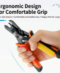 Disconnect Pliers Set For Air Lines, 2-Piece Pneumatic Hose Release Tools handheld showing ergonomic grip design.
