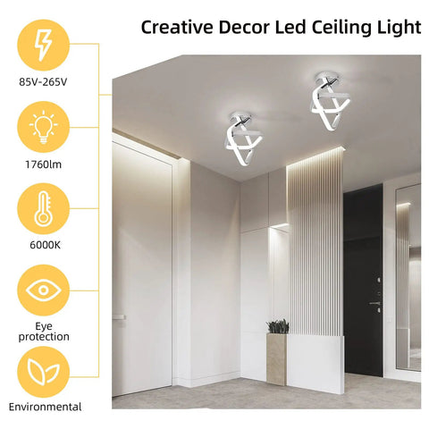Dope Modern LED Ceiling Light In Chrome Finish With 6000K Daylight Glow installed in a sleek contemporary living room.