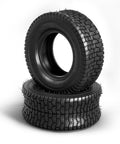 Set of 2 20x10.00-8 Tubeless Lawn Mower Tires 4 Ply Heavy Duty Reinforced Sidewalls 1190 Lb Load Capacity Fits Riding Tractors 8 Inch Rim 0.2 Inch Tread Depth, stacked tread view